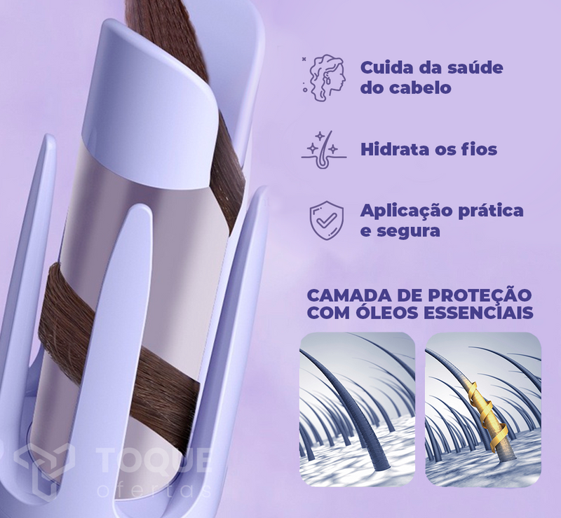 Modelador de Cachos Profissionql - Hair Curler Original + BRINDES EXCLUSIVOS