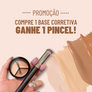 Base Corretiva Rejuvenescedora 3 em 1 - SweetMint© + BRINDE PINCEL