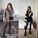 [Compre 1 e Leve 2] Meia Calça Flanelada Translúcida - Skin®